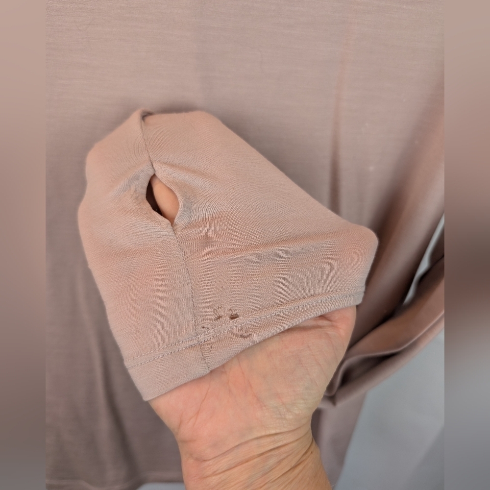 Maison Martin Margiela Women's Pink Turtleneck Top Size XL In GUC - Picture 2 of 14
